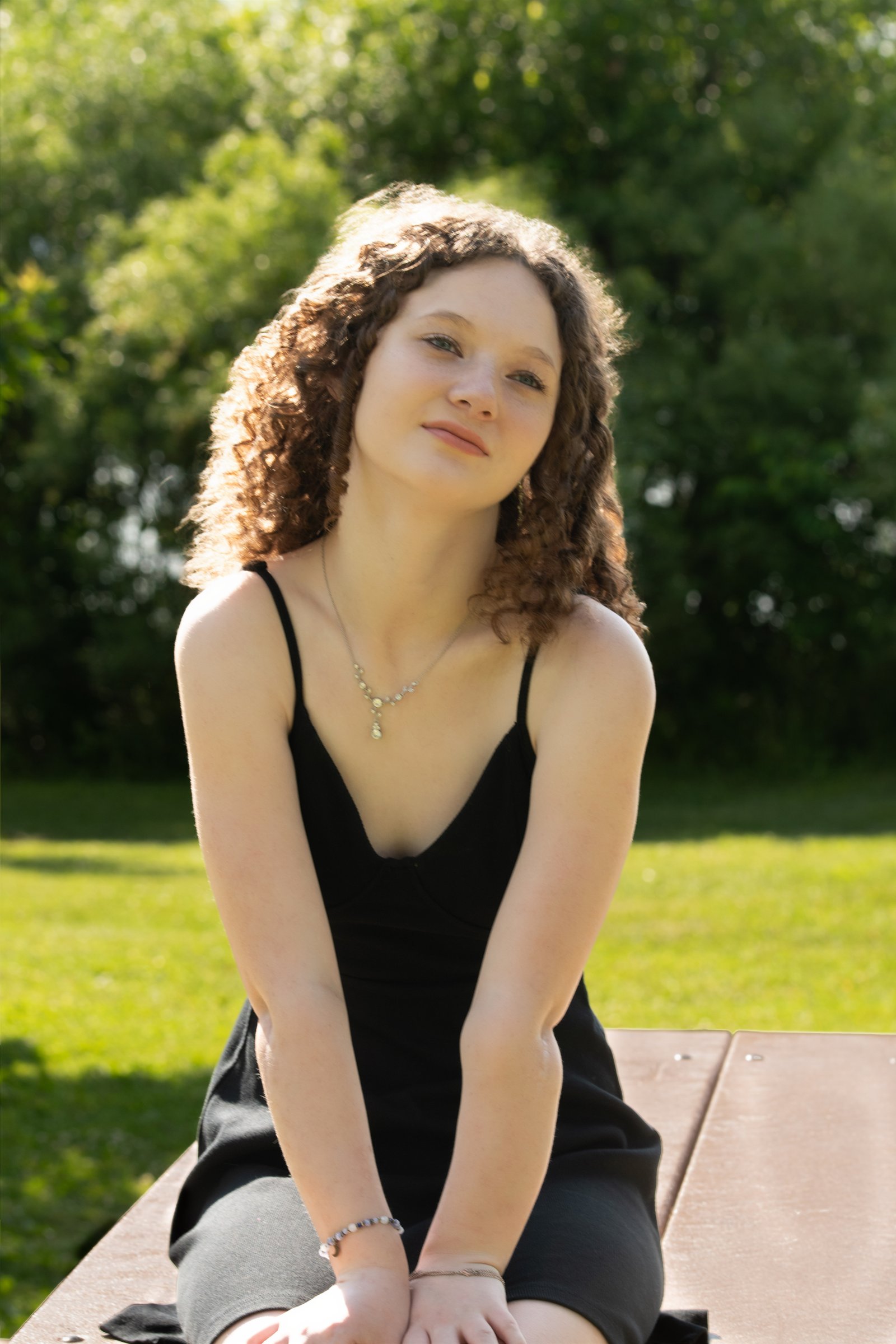 Senior girl portrait session by lake, Steve Lunden Photography, Minneapolis MN
